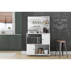 Armário Cantinho Do Café  Aconchego Branco - Patrimar Móveis