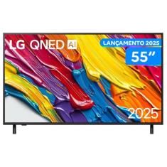 Smart TV 55" LG 4K QNED 55QNED82ASG webOS 25 7 AI Processor Alexa 3 HD