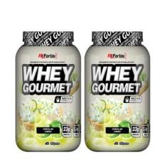 Kit 2X Whey Protein Gourmet 907g Pote - FN Forbis Nutrition-Unissex