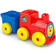 Carrinho Trenzinho Trem Brinquedo Educativo Infantil - GGB Brinquedos