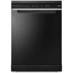 Lava-Louças Brastemp BLF61AEANA 15 Serviços Smart Sensor Preta com Função Sanitizar 110V