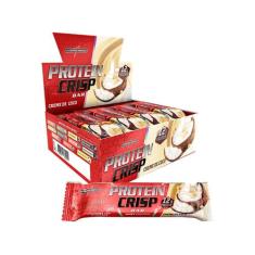 Barra de Proteína Integralmedica Protein Crisp 540g 12 unidades, Creme