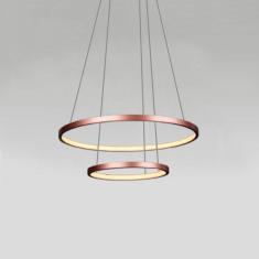 Pendente Metal Cobre 40Cm Led Bivolt 20W 3000K Qpd1300-Co