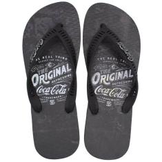 Chinelo Dedo Casual Masculino Tiras Personalizadas Borracha Coca Cola CC3250