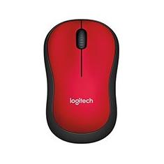 Mouse sem fio Logitech M185 com Design Ambidestro Compacto, Conexão USB e Pilha Inclusa - Vermelho CX 1 UN