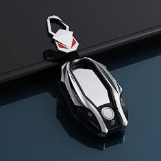 TPHJRM Porta-chaves do carro Capa de liga de zinco inteligente, adequada para Bmw 1 3 5 7 Série X1 X3 X5 X6 X6 X7 F30 G20 F34 f31 G30 G01 F15, porta-chaves do carro ABS Smart porta-chaves do carro
