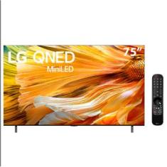 Smart TV 75" LG 4K QNED Mini LED 75QNED90 120Hz, FreeSync, 4x HDMI 2.1, Inteligência Artificial ThinQ, Google, Alexa e Smart Magic - 2021
