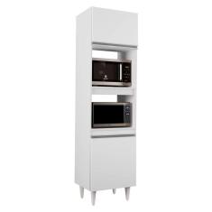Paneleiro Torre Quente Para Cozinha 02S Ruth 56Cm Branco