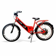 Bicicleta Elétrica - Duos Confort - 800W 48V 15Ah - Vermelha - Duos Bikes
