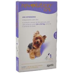 Revolution 12% Roxo-Bis -0,25 Ml Caes Zoetis Para Cães