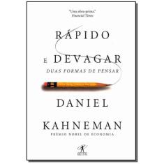 Livro Rápido E Devagar Duas Formas De Pensar Daniel Kahneman
