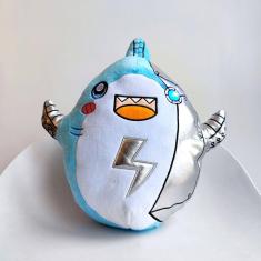 Lankybox Cyborg pelúcia brinquedo tubarão boneca de pelúcia leve Dec