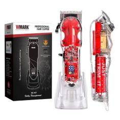  Máquina De Cortar Cabelo Barba Bigode Bivolt Transparente NG-407 - Wm