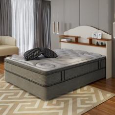 Cabeceira para Cama Box Casal com 2 Nichos Evelyn - Carmolar