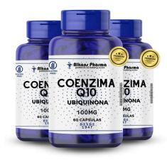 Coenzima Q10 (Ubiquinona ) 100 Mg 60 Cápsulas- 3 Unidades - Alkans