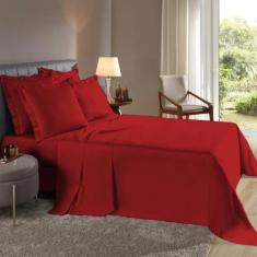 Lençol Queen 3 pçs 40cm Fronhas c/ Abas Percal Flex 400 Fios Toque Ace