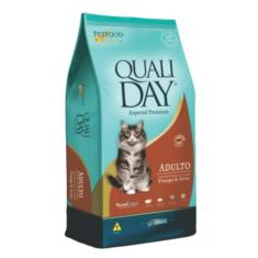 Ração qualiday cat frango e arroz gatos adultos 10,1k g - PET FOOD SOL