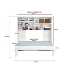 Quarto Chiara Roupeiro, Modulo Aéreo e Cama - Phoenix Baby