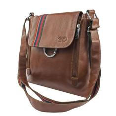 Bolsa Transversal VIOLETA em Couro Galvani, Pinhão