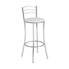 Banqueta Alta 3 Arames Unimóvel Cromado/preto