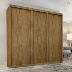 Guarda Roupa Casal Sevilha 3 Portas  Correr 6 Gav.