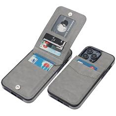 KIHUWEY Capa carteira compatível com iPhone 14 Pro Max com suporte para cartão de crédito, fecho magnético de couro premium com suporte, capa protetora resistente para iPhone 14 Pro Max de 6,7