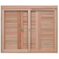 Janela com Caixilhos de Correr pra Vidros Inteiros e Veneziana de Abrir 3 Folhas Rondosul