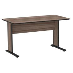 Mesa Escritório 1,50x0,60m s/ gavetas - Cor Walnut - PANDIN - 44097