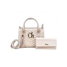 Bolsa Transversal Bordada Cherry Com Carteira  Envio Imediato - Cherry