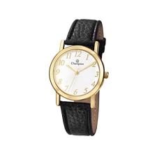 Relogio Feminino Champion Dourado Couro CH24642M