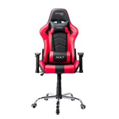 Cadeira Gamer MX7 Giratoria Preto/Rosa Mymax, Preto e Rosa