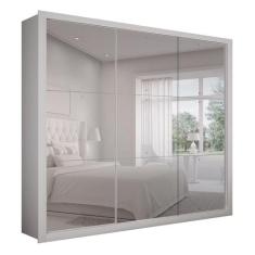 Guarda-Roupa Casal Veneza Gold 3 PT 4 GV Branco - Modern
