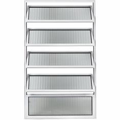 Vitrô Basculante Branco 1 Metro x 60cm - 165 - FACCE