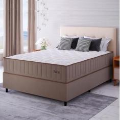 Conjunto Cama Box Casal Noha Molas Ensacadas 138cmx188cmx67cm Yescasa