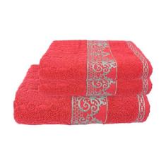 Jogo 3 Toalhas de Luxo (1 Banho 2 Rosto) Felpuda Grossa Atacado - Dugu