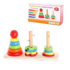 Brinquedo educativo formas geométricas E cores de madeira