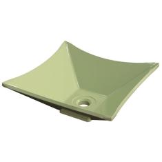 Cuba Pia de Apoio para Banheiro Quadrada Luxo 30 C08 Verde Acqua - Mpozenato