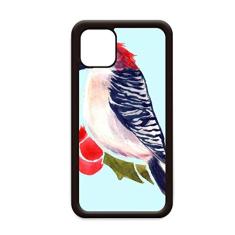 Capa Bird Animal Magpie Redhead para iPhone 12 Pro Max para Apple Mini Mobile Case Shell