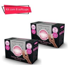 Kit 2 Coletor Menstrual Sofcup Prudence Confortável Top
