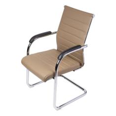 Cadeira Florença Caramelo Base Fixa Cromada