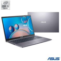 Notebook Asus, Intel Core i5-1035G1, 8GB, 512GB ssd, Tela 15,6, Windows 11, Cinza-X515JA-EJ1791W