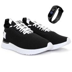 Kit Tênis para Academia Masculino Esportivo Caminhada Olimp BF Shoes + Relógio-Masculino