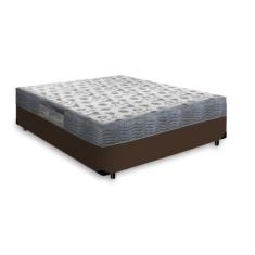 Cama Box Viúva + Colchão D33 Ortobom Iso 100 128cm, Marrom