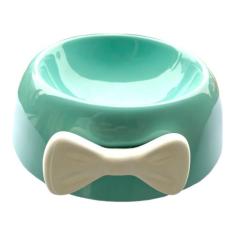 Comedouro Pote Cerâmica Laço 200ml Caes e Gatos Bella Naturale - Bella