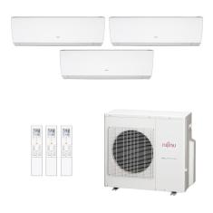 Ar-Condicionado Multi Split Inverter Fujitsu 27.000 (3x Evap HW 12.000) Quente/Frio 220V