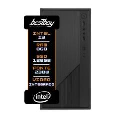Computador Pc Cpu Intel Core I3 8gb Ssd 128 Gb - BESTBOY