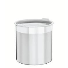 Pote Tramontina Cucina em Aço Inox para Mantimentos com Tampa Plástica 12 cm 1,5 L
