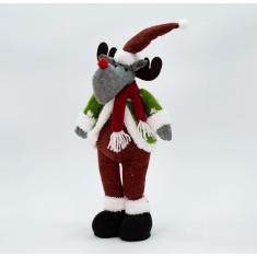 Boneco Enfeite Decorativo De Natal Rena Alce Natalino 53 Cm
