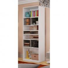 Estante para Livros Multiuso Móveis Percasa Branco/narita