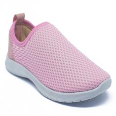 Tênis Infantil Calce Facil Leve Confortável Furinho-Feminino